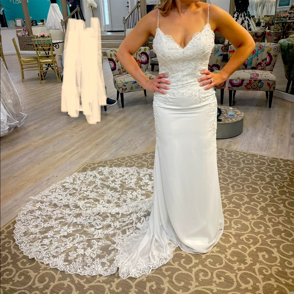 White wedding dress